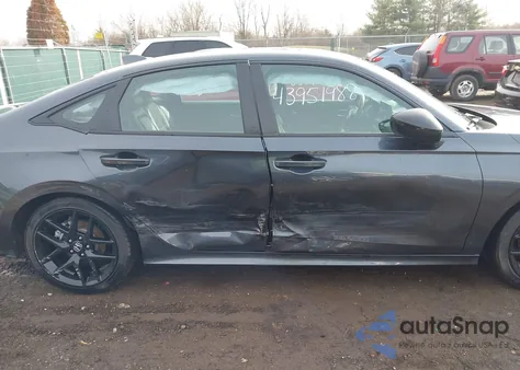 2025 Honda Civic Hybrid Sport/Sport Touring z USA, uszkodzony, nr VIN 2HGFE4F84SH335018